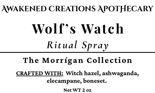 Wolf’s Watch Ritual Spray