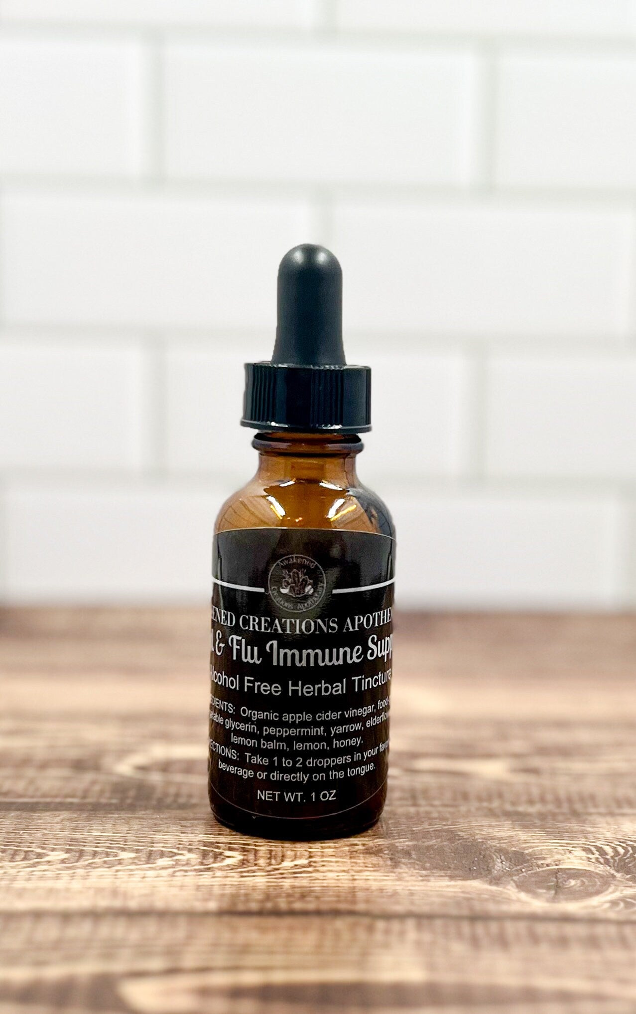 Immune Support Organic Tincture Alcohol Free Herbal Tincture