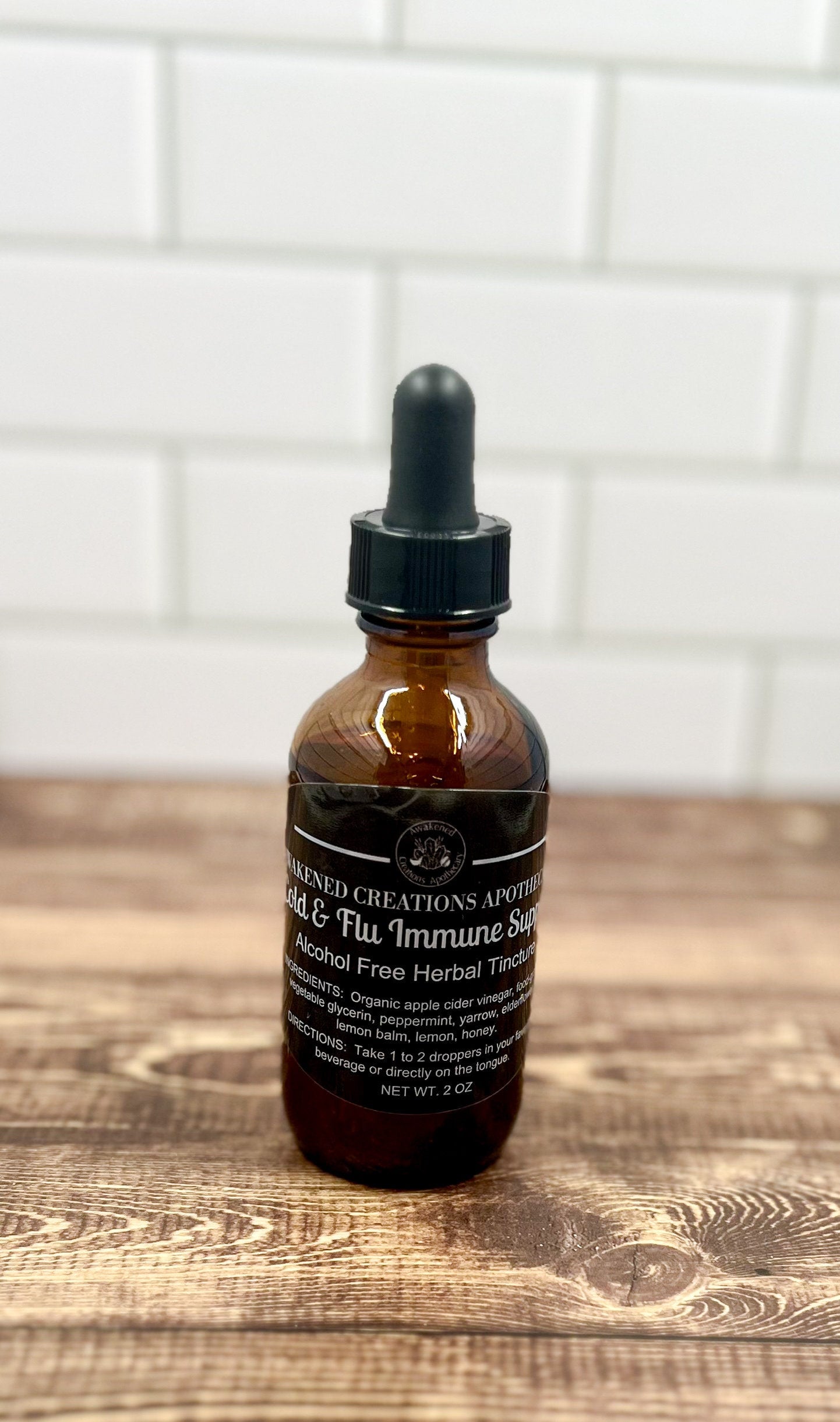 Immune Support Organic Tincture Alcohol Free Herbal Tincture