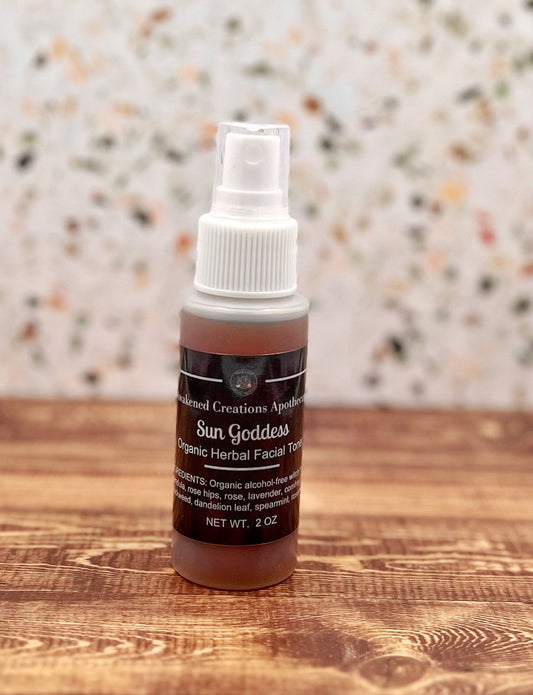 Sun Goddess Organic Herbal Facial Toner Spray