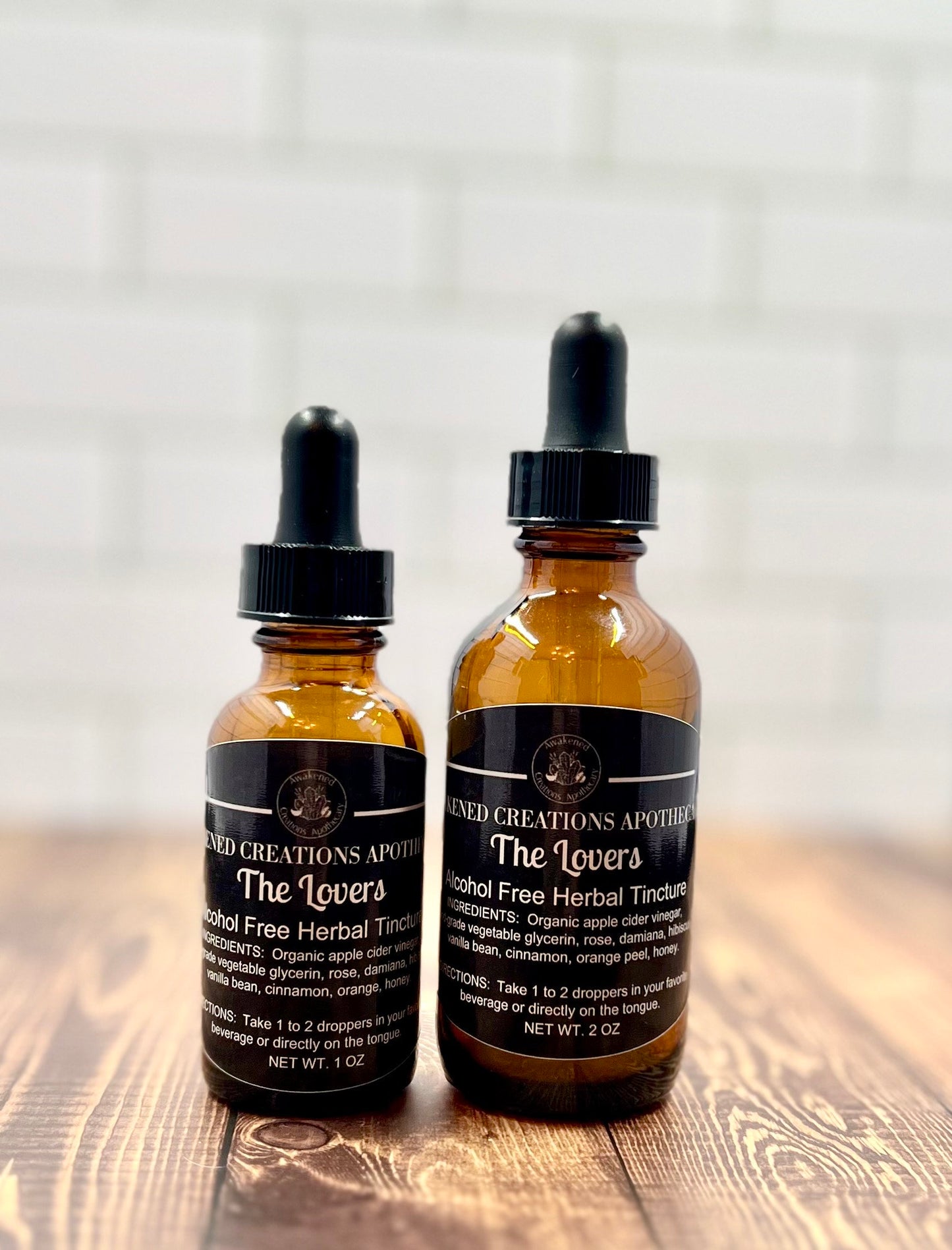 The Lovers Organic Alcohol Free Herbal Tincture