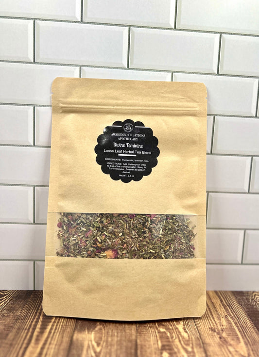 Divine Feminine Tea Blend Organic Relaxing Ritual Hot Tea